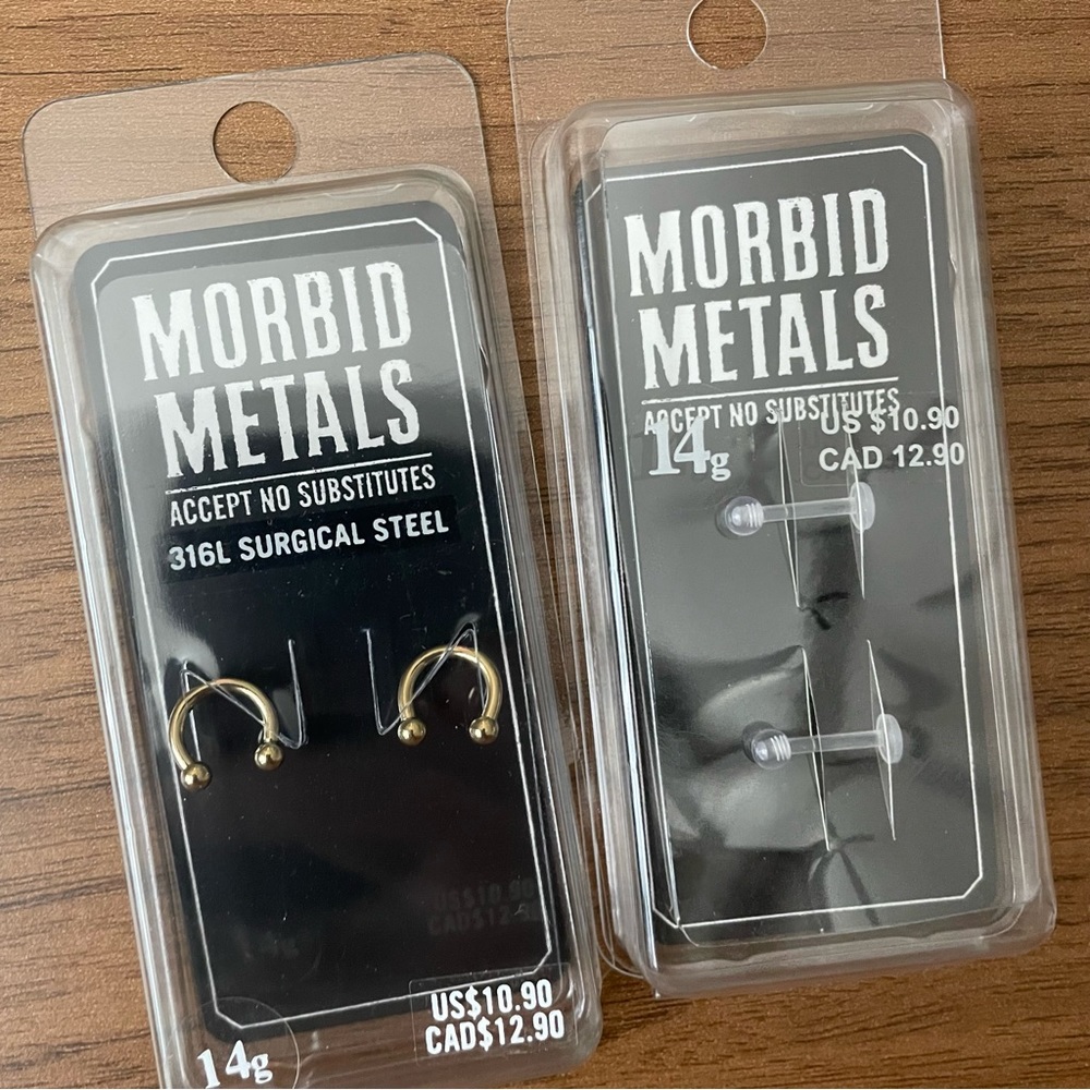 14g body piercing jewelry